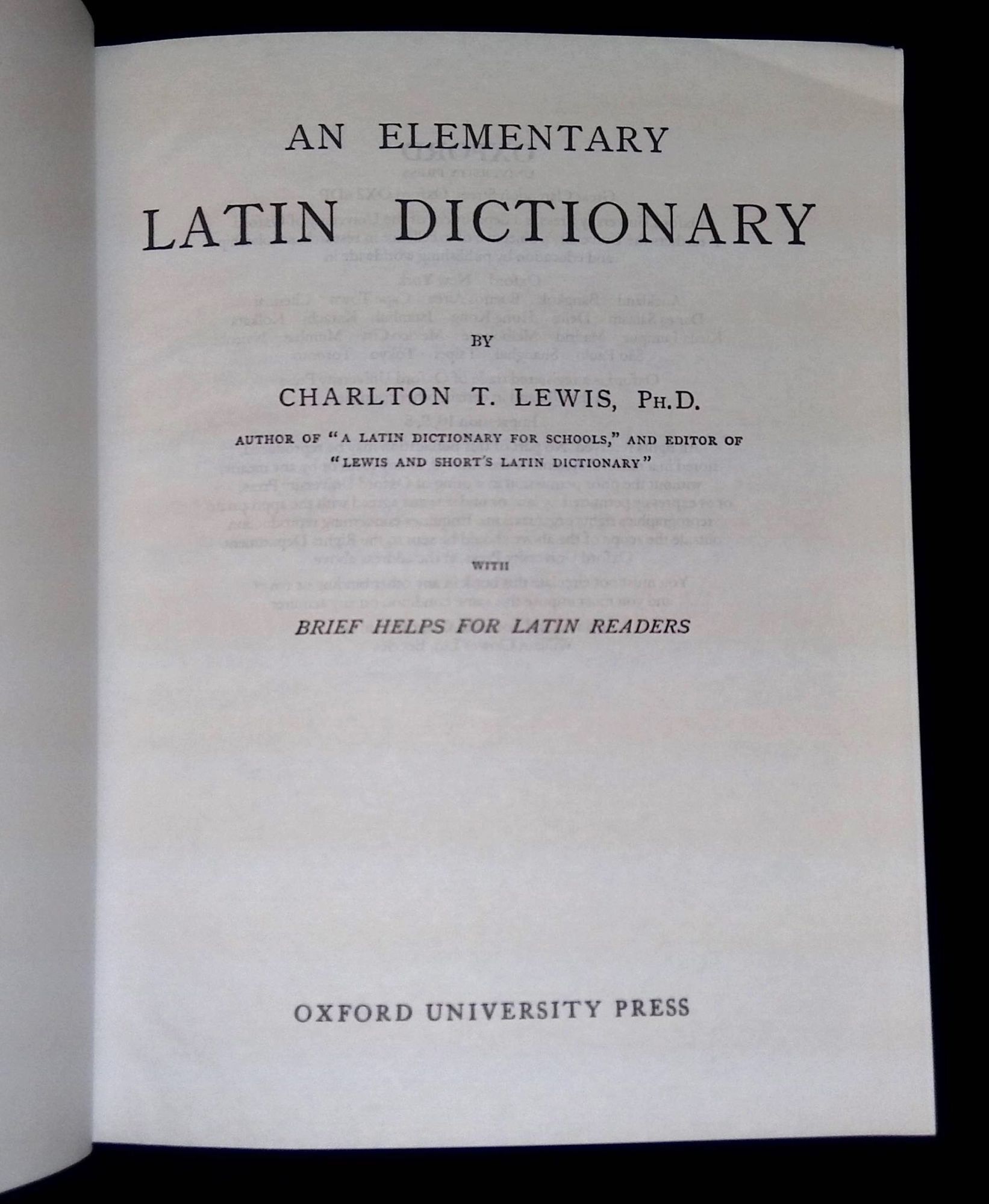 Latin Boo Classical Latin Dictionary Online – ITULM